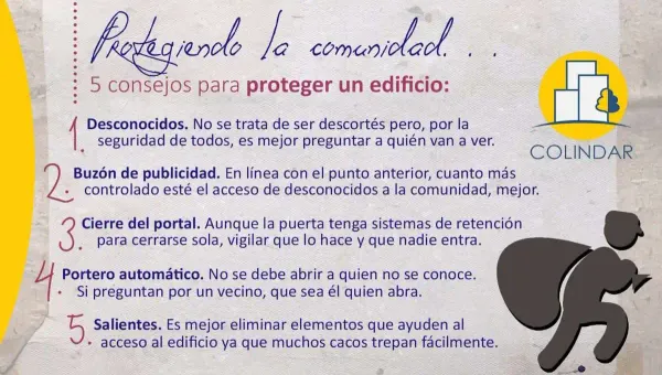 5 Consejos para que una comunidad de propietarios esté más protegida