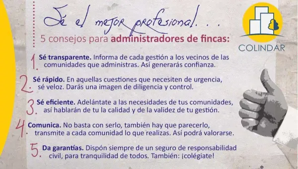 Consejos para ser buen Administrador de Fincas