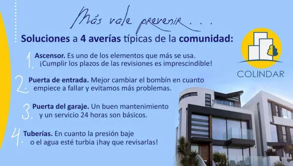 prevenir averias comunidad