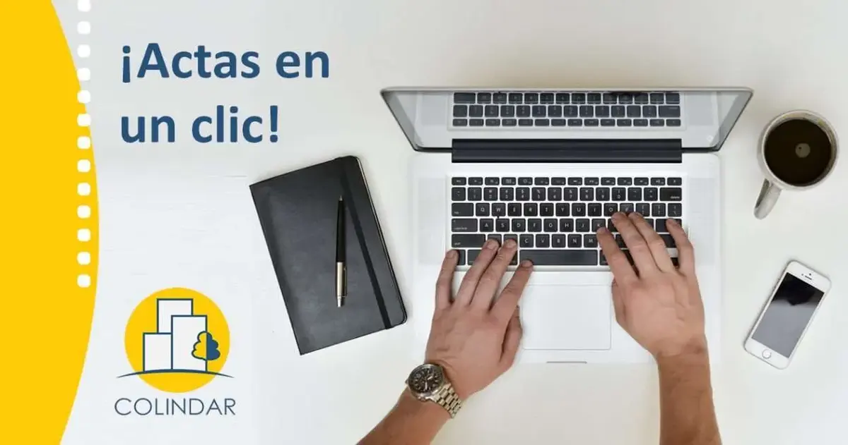 Acta de junta de propietarios firmada y enviada desde el móvil